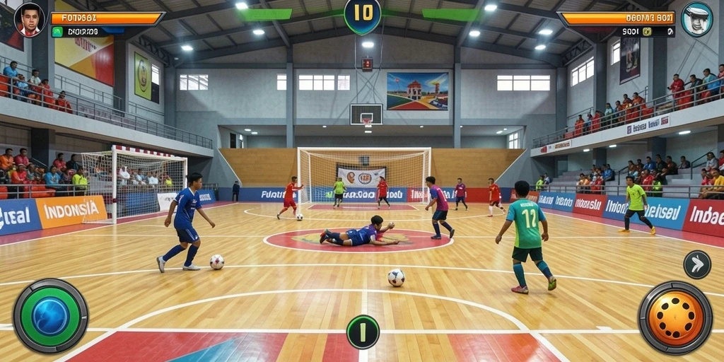 Tampilan karakter utama dalam petualangan.