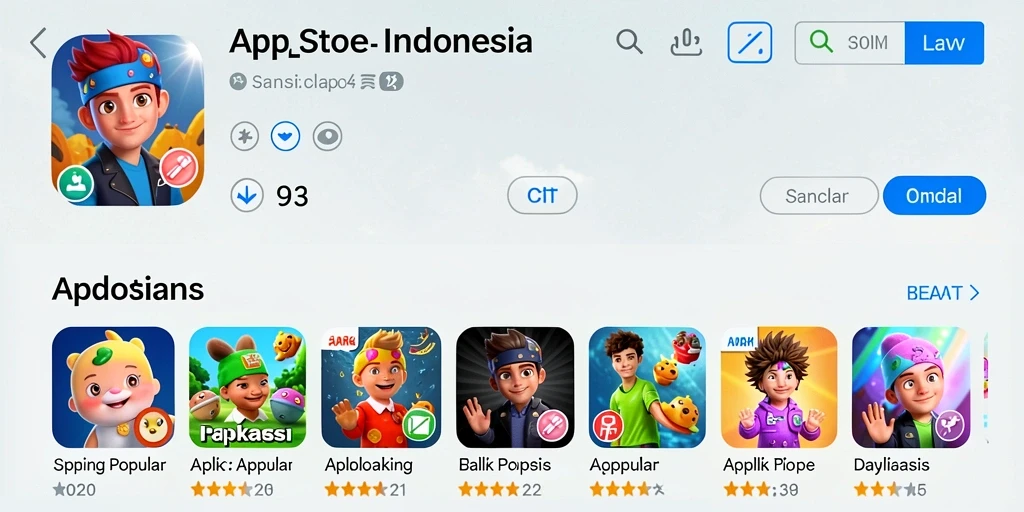 Tampilan antarmuka aplikasi yang menarik.