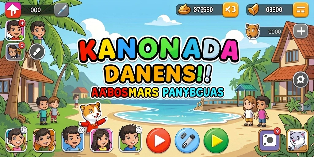 Tampilan grafis yang menakjubkan dalam permainan.