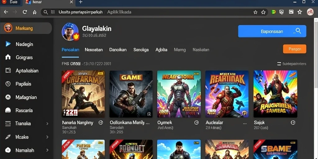 Screenshot menampilkan karakter utama dalam pertempuran epik.