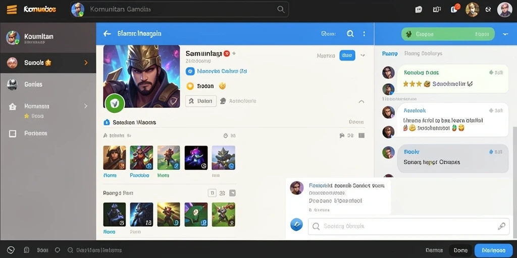 Screenshot menampilkan antarmuka utama game yang menarik.