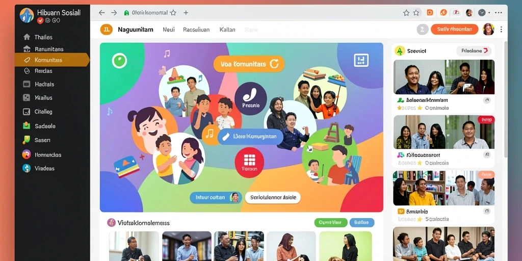 Tampilan antarmuka yang modern dan user-friendly.