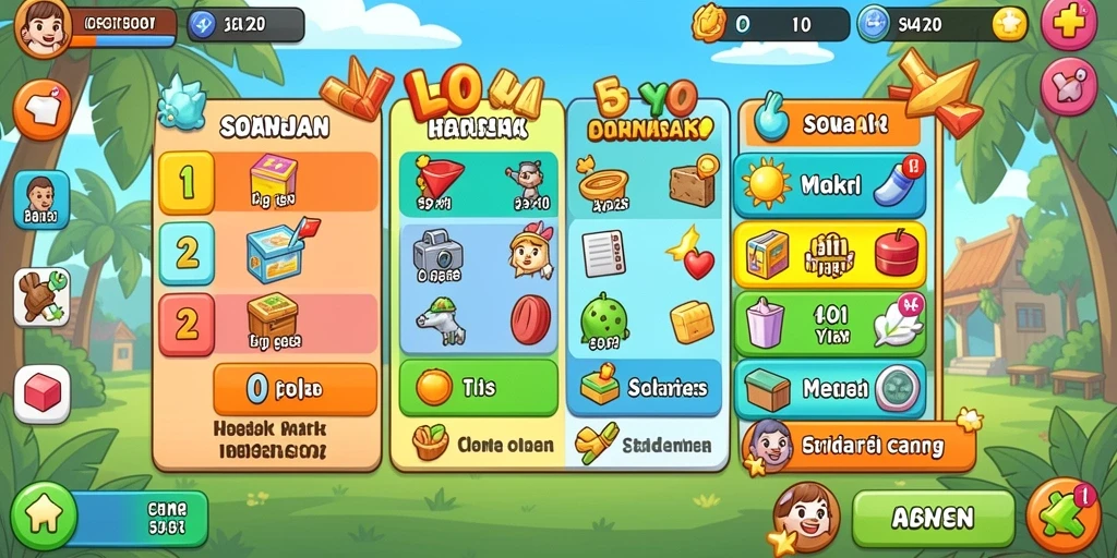 Tampilan antarmuka HOMETOGEL yang menarik.