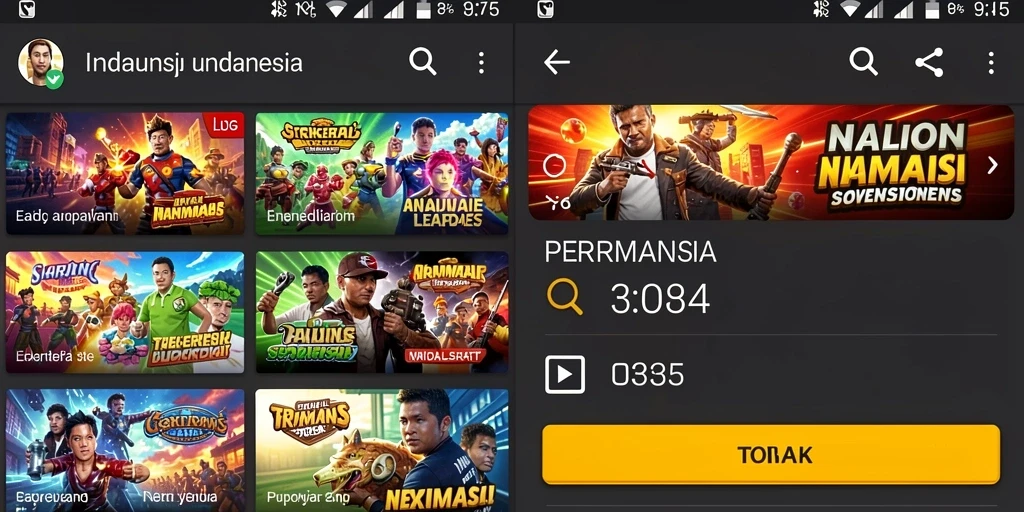 Tampilan antarmuka yang menarik dan intuitif.