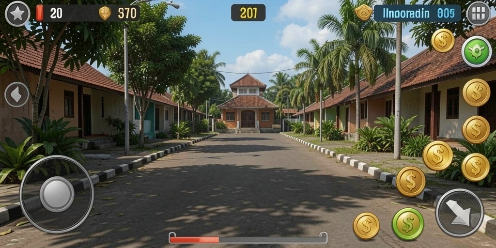 Tampilan grafis yang menakjubkan dalam KINGDOM4D.