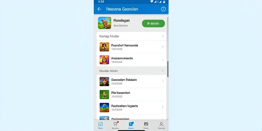 Tampilan utama KOSTOTO dengan berbagai pilihan permainan.