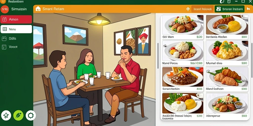 Tampilan antarmuka yang menarik dan mudah dinavigasi.