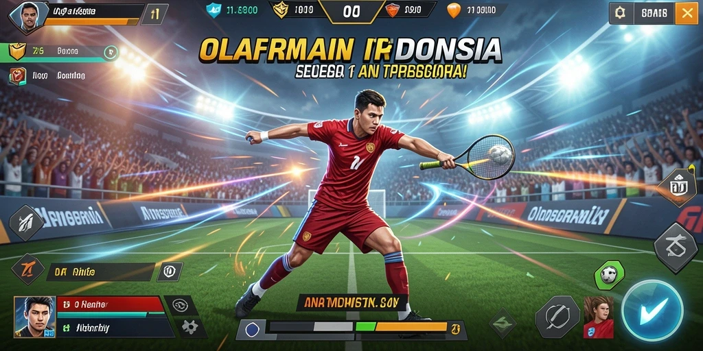 Tampilan awal permainan yang menarik dan mudah dipahami.