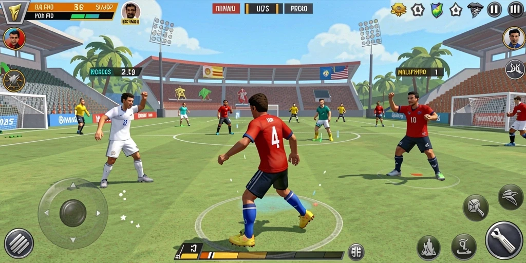 Tampilan awal game yang menarik dan interaktif.