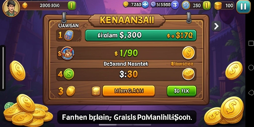 Tangkapan layar permainan jackpot yang mendebarkan.