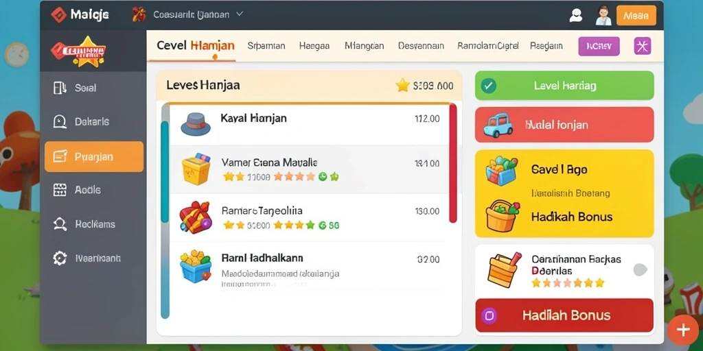 Tangkapan layar pertama menampilkan aksi seru saat bermain.