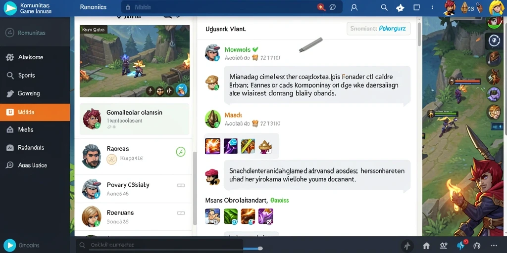 Tampilan grafis yang menawan dalam permainan.